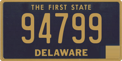 DE license plate 94799