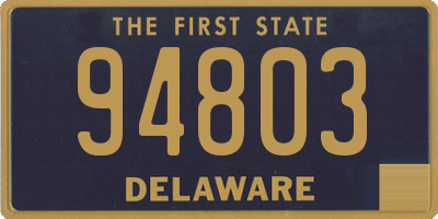 DE license plate 94803