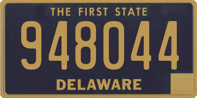 DE license plate 948044