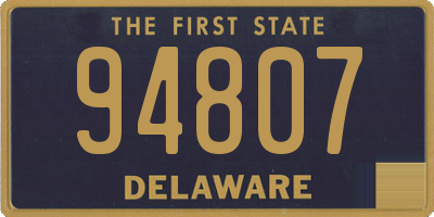 DE license plate 94807