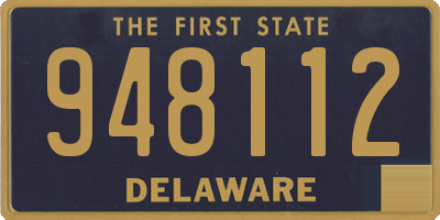DE license plate 948112