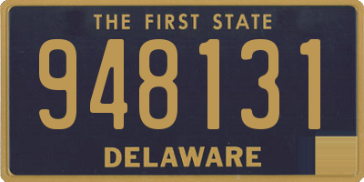 DE license plate 948131
