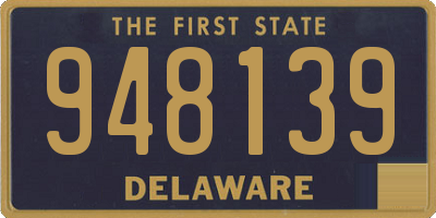 DE license plate 948139