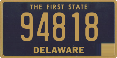 DE license plate 94818