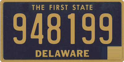 DE license plate 948199
