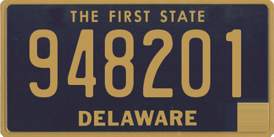 DE license plate 948201