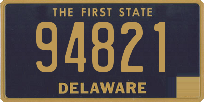 DE license plate 94821