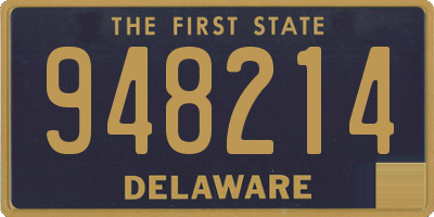 DE license plate 948214