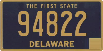 DE license plate 94822