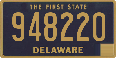 DE license plate 948220