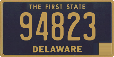 DE license plate 94823