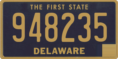 DE license plate 948235