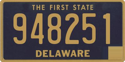 DE license plate 948251
