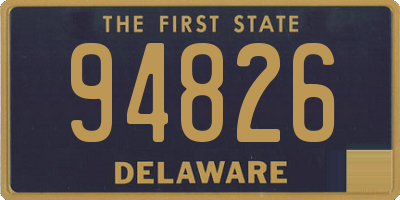 DE license plate 94826