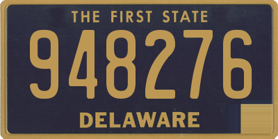 DE license plate 948276