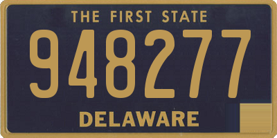 DE license plate 948277