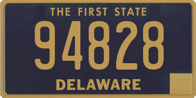 DE license plate 94828