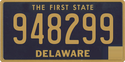 DE license plate 948299