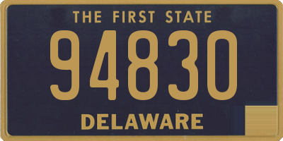 DE license plate 94830