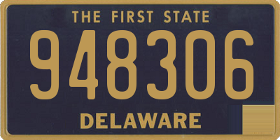 DE license plate 948306