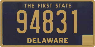 DE license plate 94831