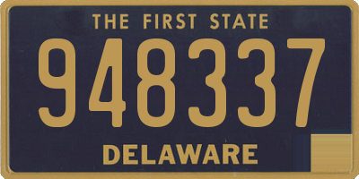 DE license plate 948337