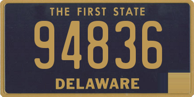 DE license plate 94836