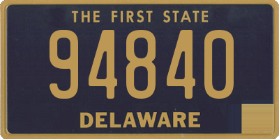 DE license plate 94840