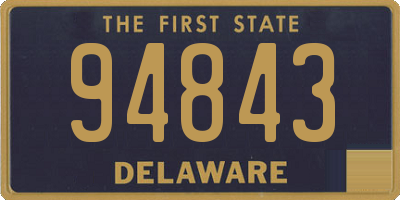DE license plate 94843