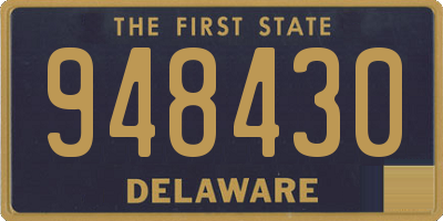 DE license plate 948430