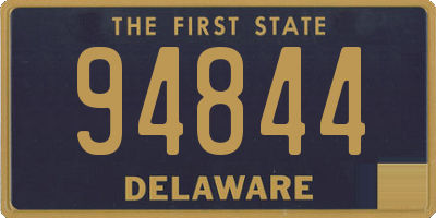 DE license plate 94844