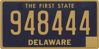 DE license plate 948444