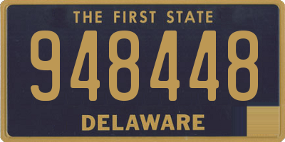 DE license plate 948448