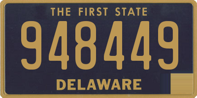 DE license plate 948449