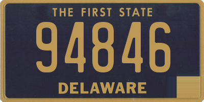DE license plate 94846