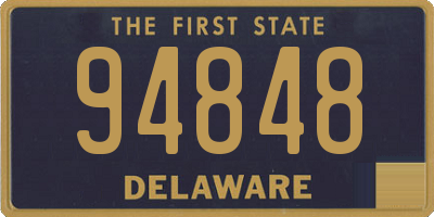 DE license plate 94848