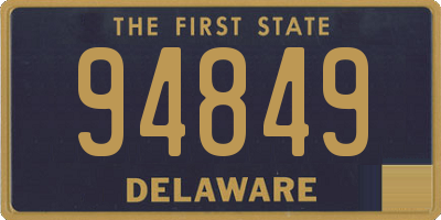 DE license plate 94849