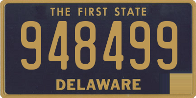 DE license plate 948499