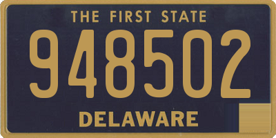 DE license plate 948502