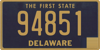 DE license plate 94851