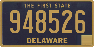 DE license plate 948526
