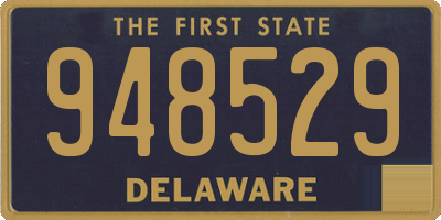 DE license plate 948529