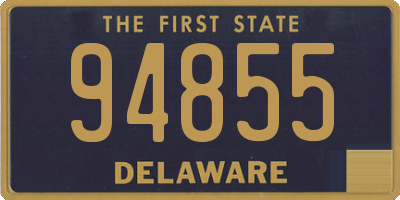 DE license plate 94855
