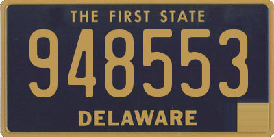 DE license plate 948553