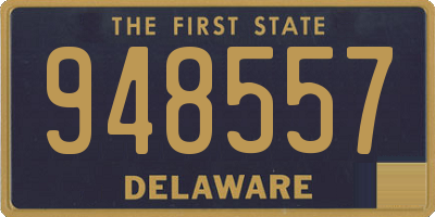 DE license plate 948557