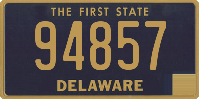 DE license plate 94857