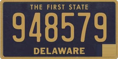 DE license plate 948579