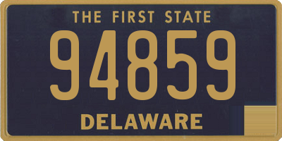 DE license plate 94859