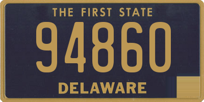 DE license plate 94860