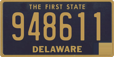 DE license plate 948611